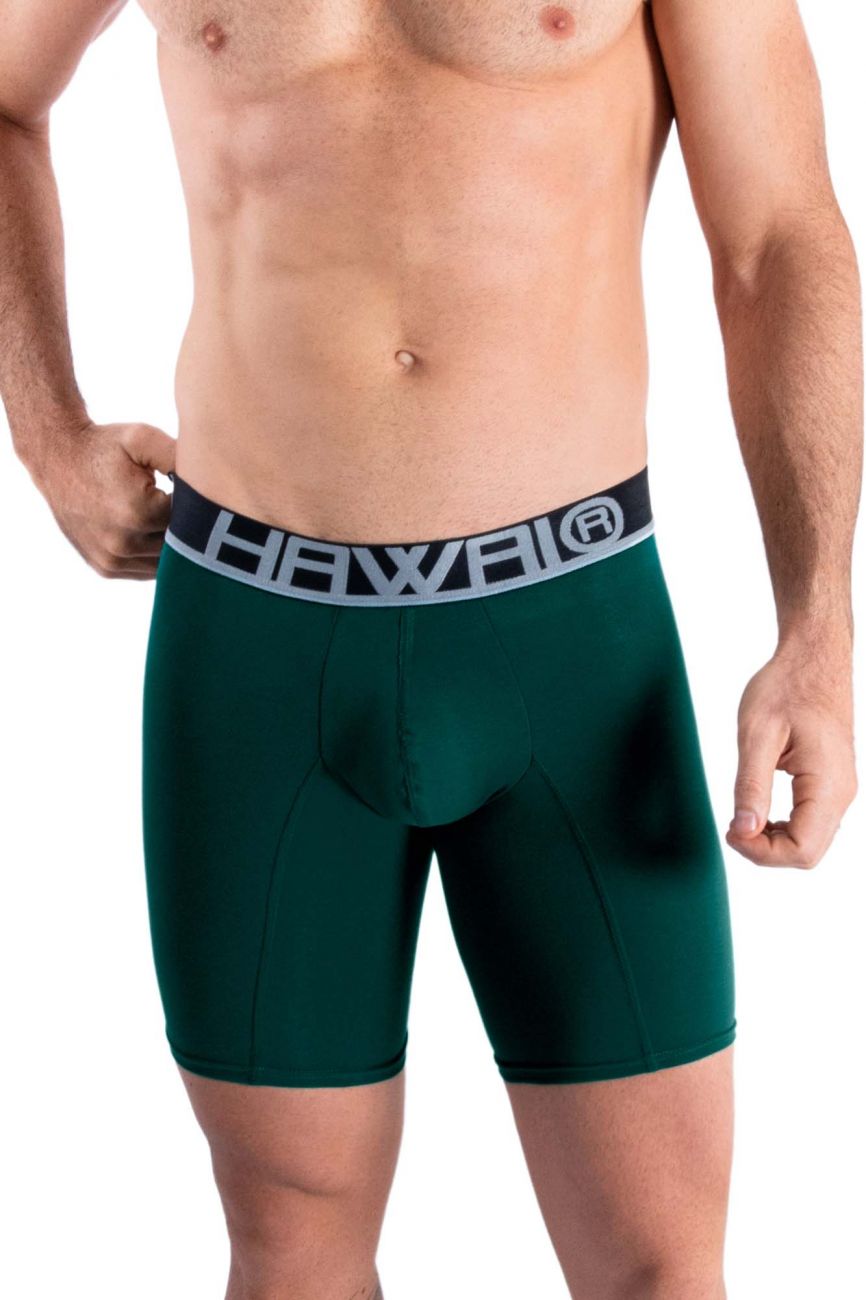 HAWAIR Solid Athletic Men's Boxer Brief in Green – men's boxer briefs