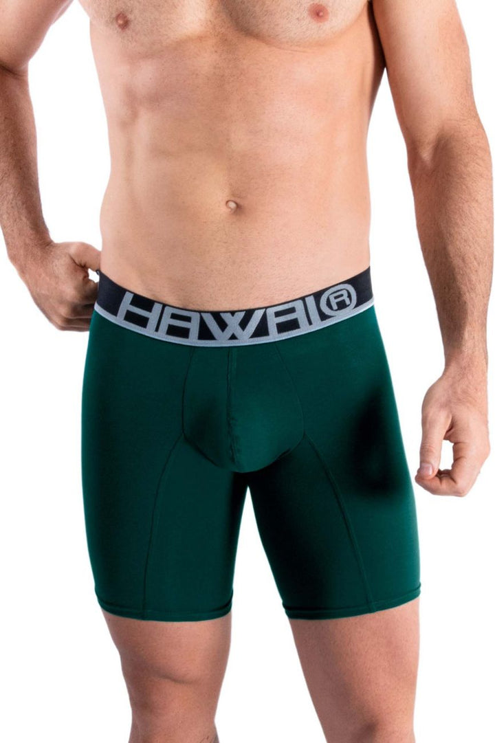 HAWAIR Solid Athletic Men's Boxer Brief in Green – men's boxer briefs