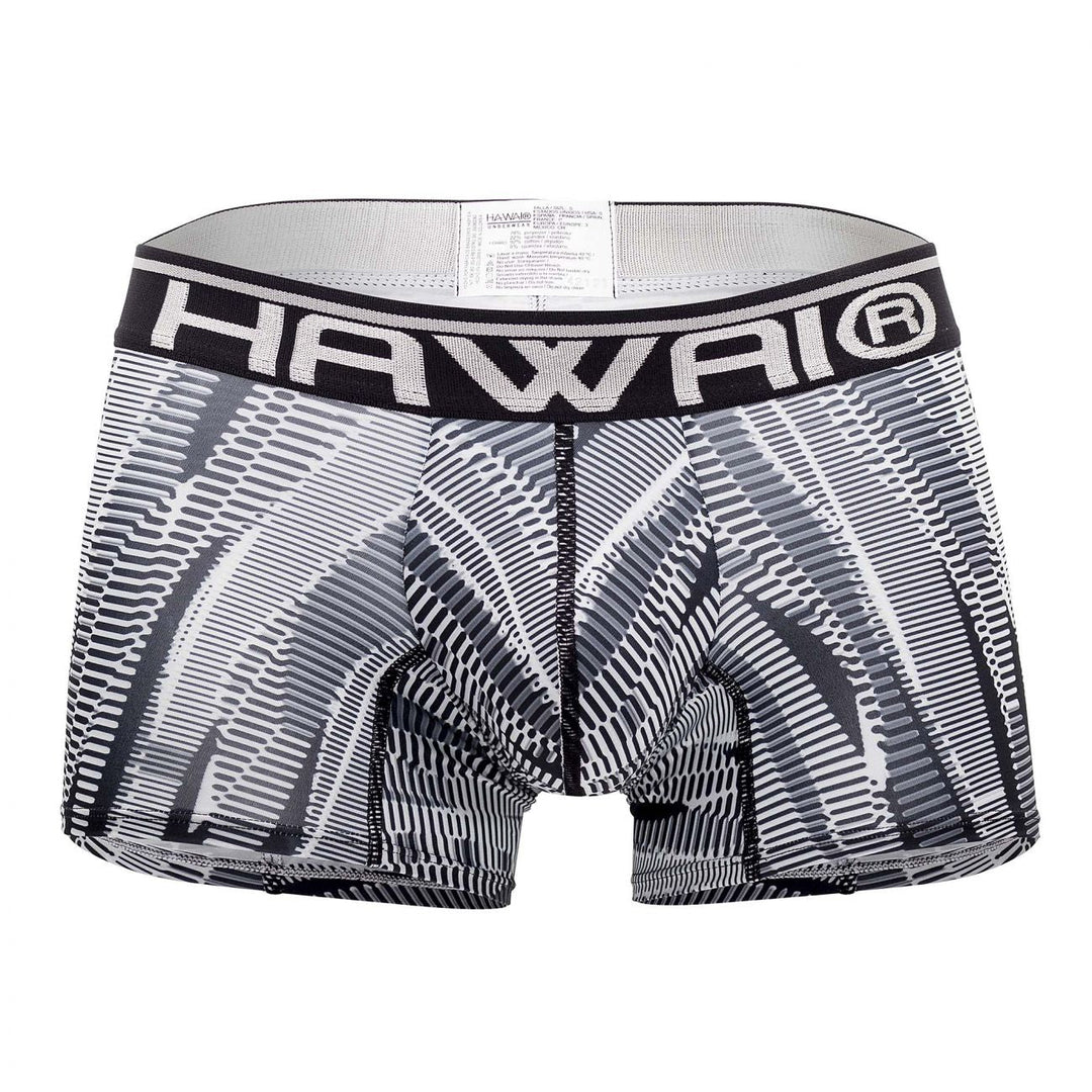 HAWAIR Printed Athletic Men's Trunk Underwear in Black – men's trunks