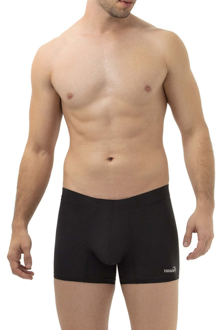 HAWAIR Microfiber Men's Trunk Underwear in Black – men's trunks