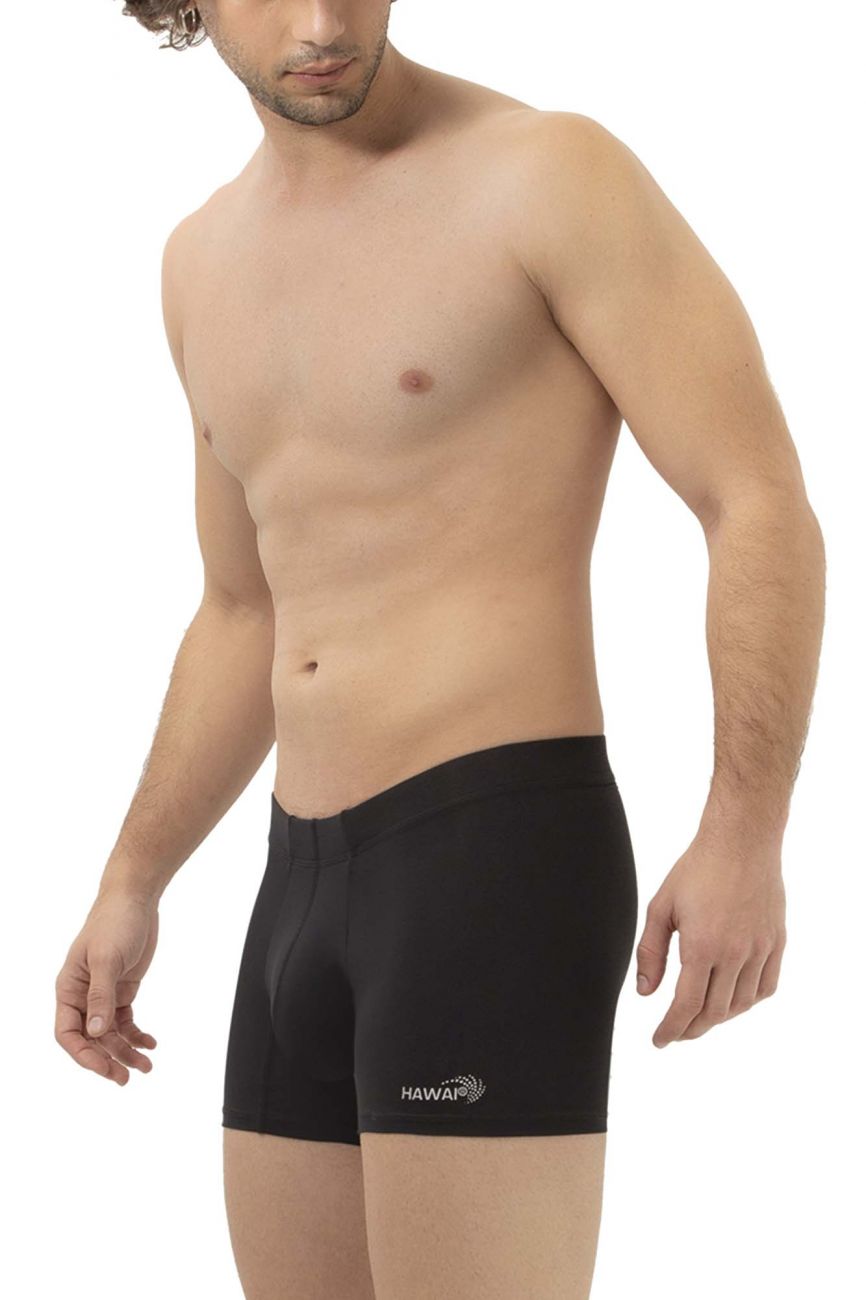 HAWAIR Microfiber Men's Trunk Underwear in Black – men's trunks