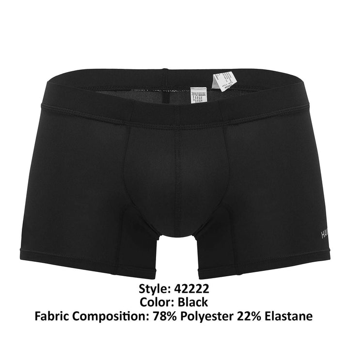 HAWAIR Microfiber Men's Trunk Underwear in Black – men's trunks