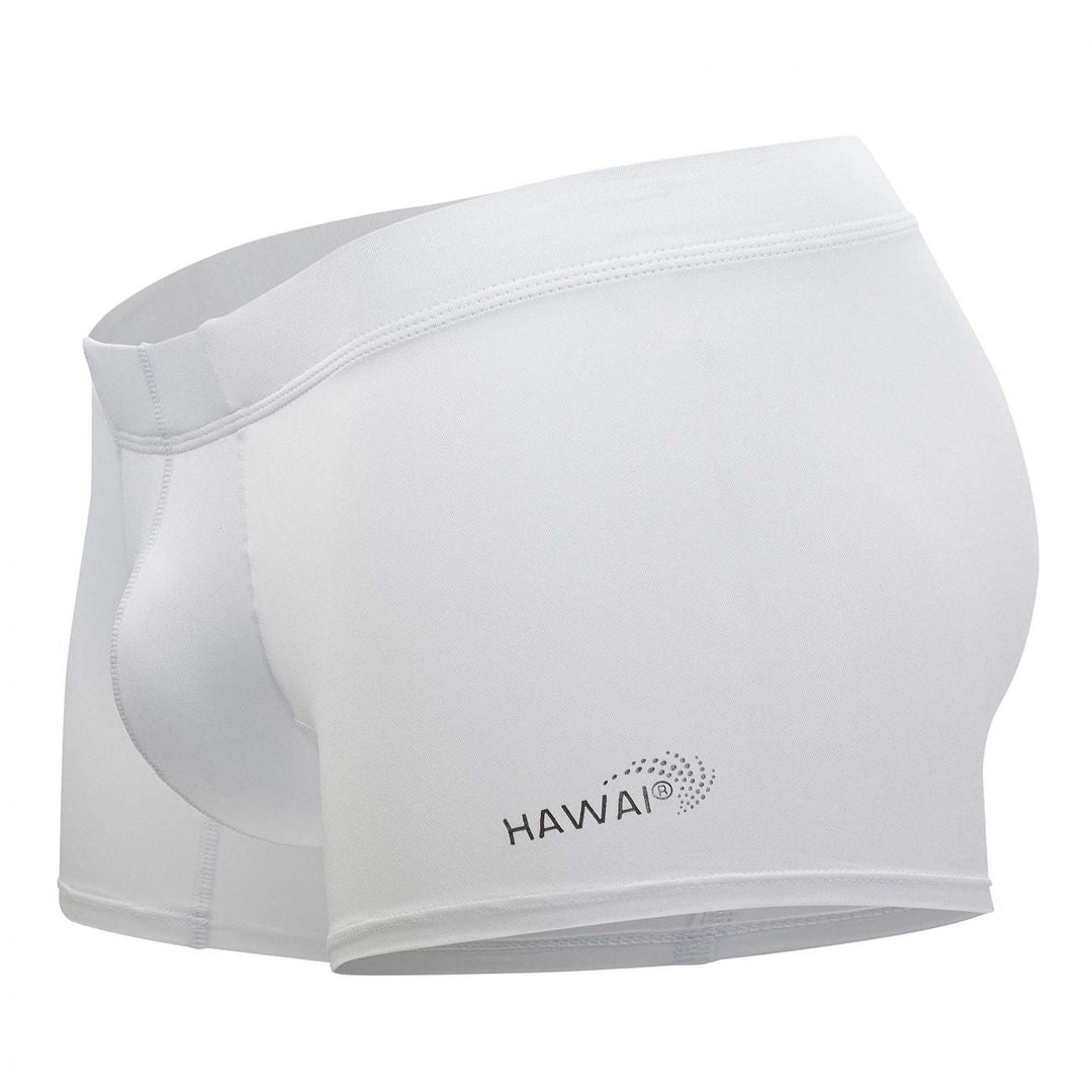 HAWAIR Microfiber Men's Trunk Underwear in White – men's trunks