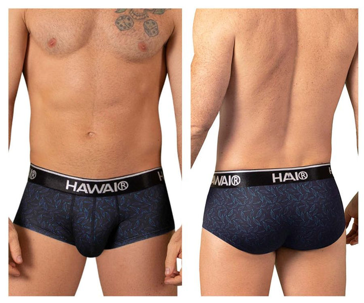 HAWAIR Printed Briefs in Black – men's briefs