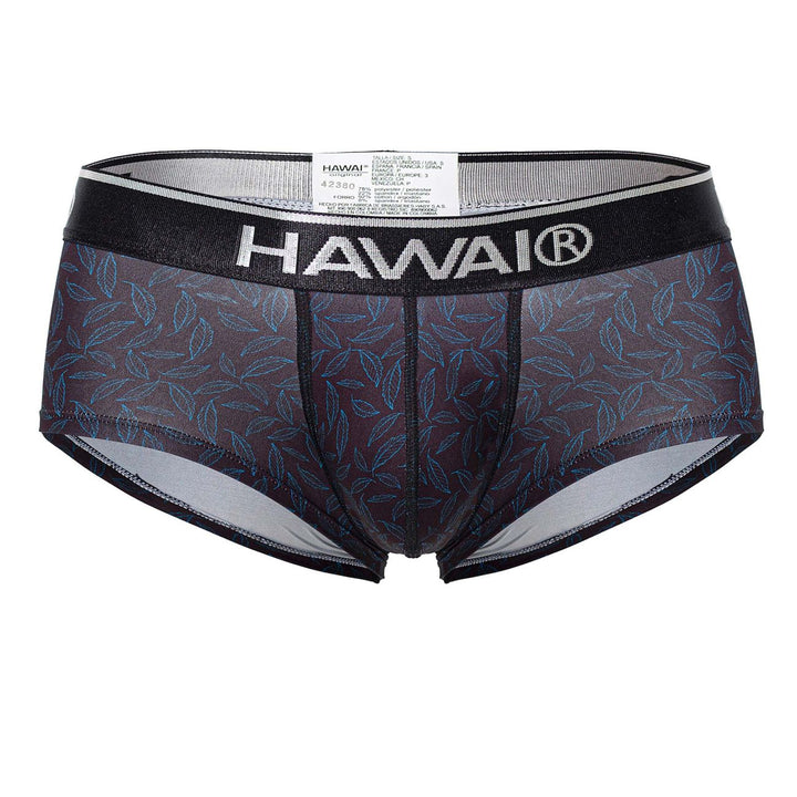 HAWAIR Printed Briefs in Black – men's briefs