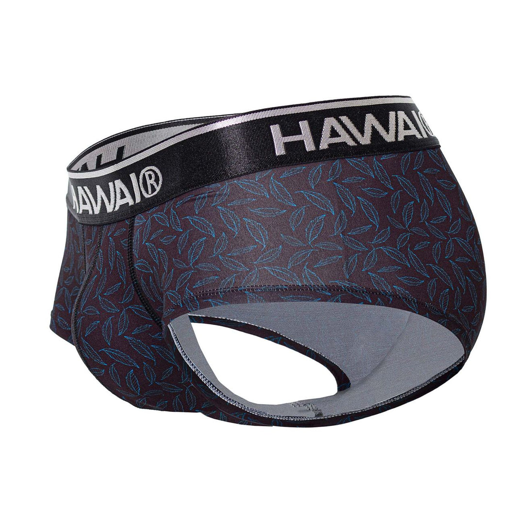 HAWAIR Printed Briefs in Black – men's briefs