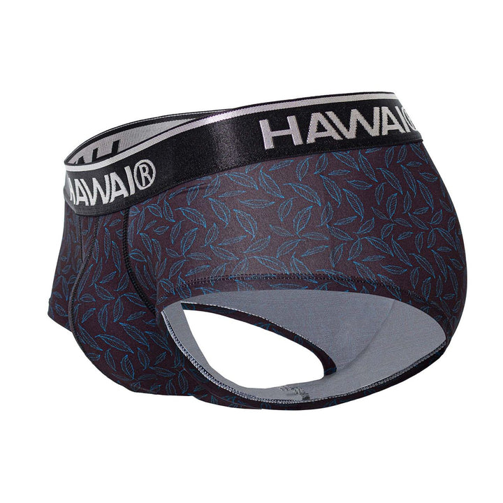 HAWAIR Printed Briefs in Black – men's briefs
