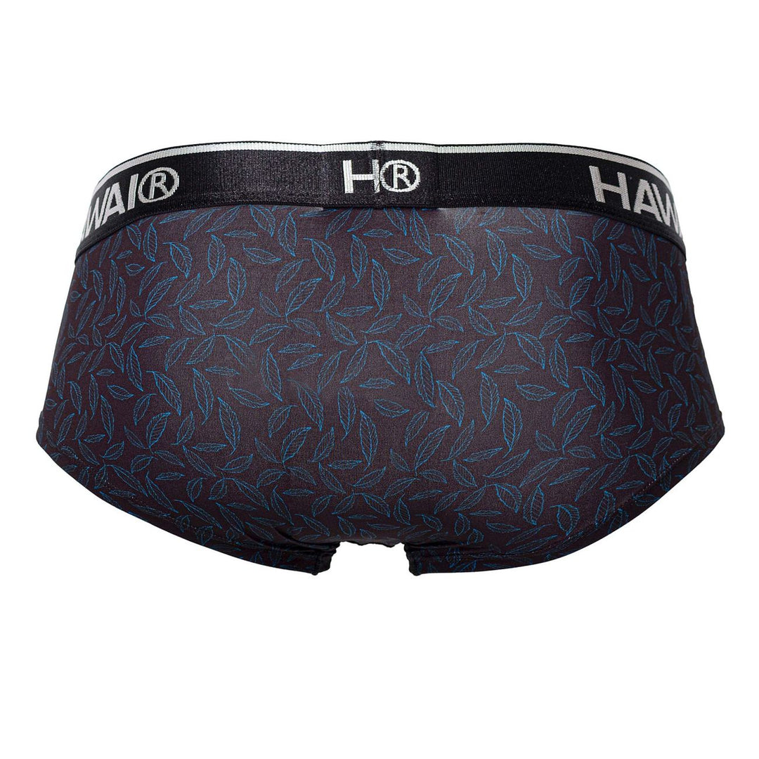 HAWAIR Printed Briefs in Black – men's briefs