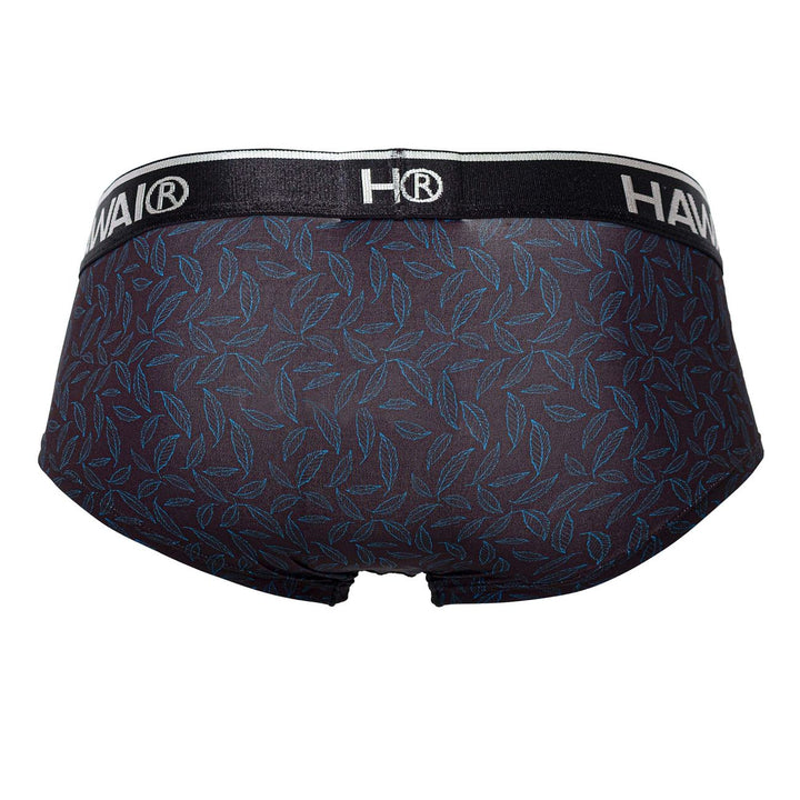 HAWAIR Printed Briefs in Black – men's briefs