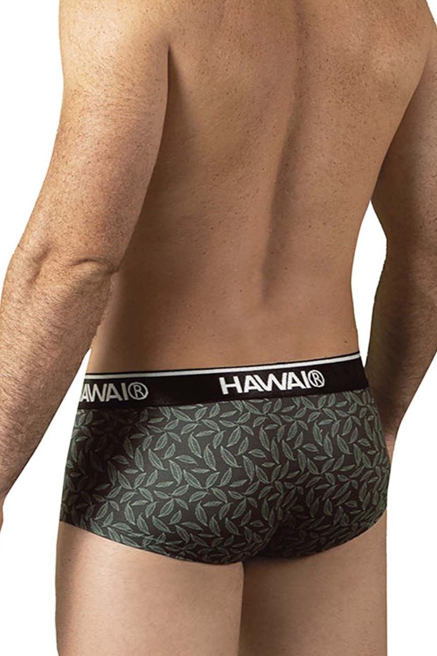 HAWAIR Printed Briefs in Green – men's briefs