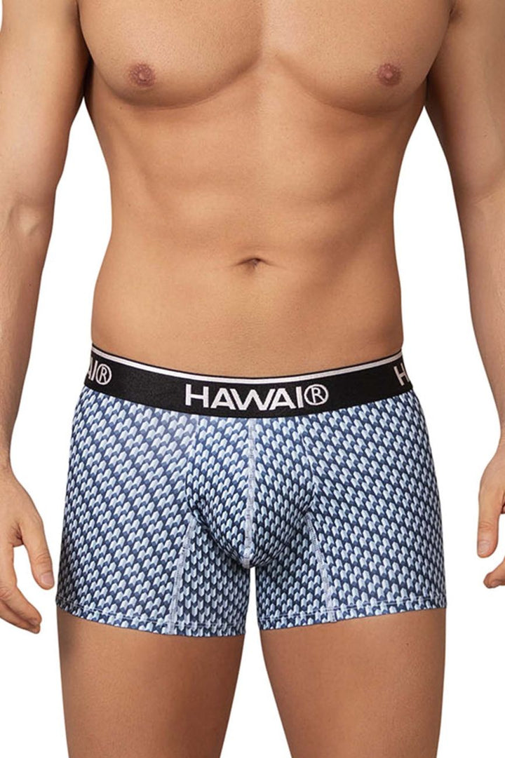 HAWAIR Printed Men's Trunk Underwear in Blue – men's trunks