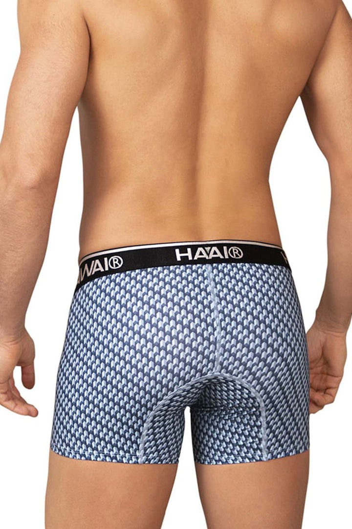 HAWAIR Printed Men's Trunk Underwear in Blue – men's trunks
