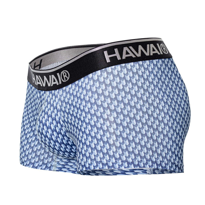 HAWAIR Printed Men's Trunk Underwear in Blue – men's trunks