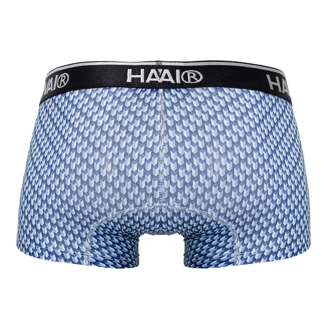 HAWAIR Printed Men's Trunk Underwear in Blue – men's trunks