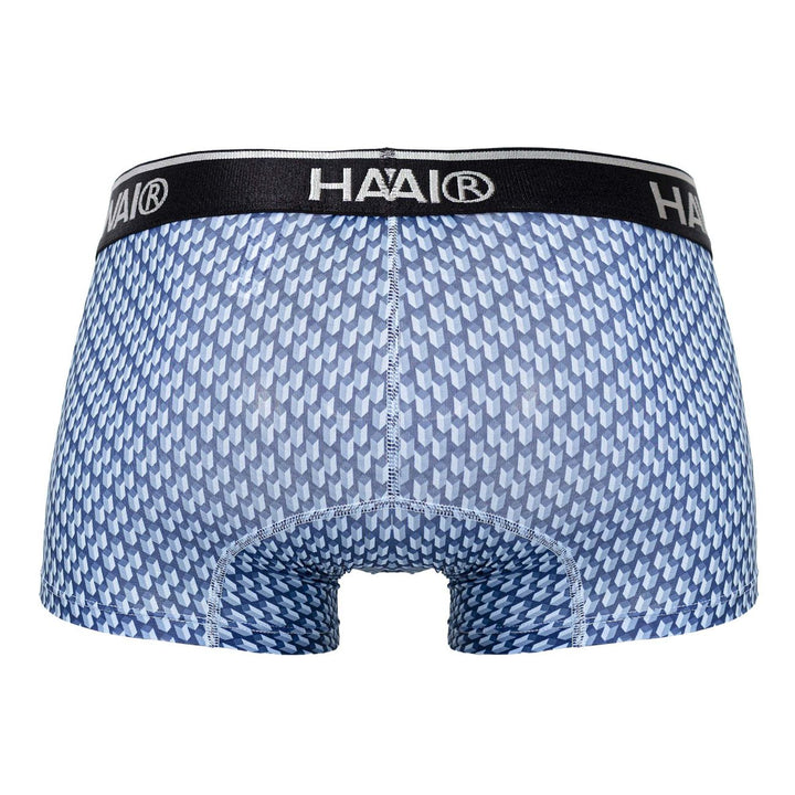 HAWAIR Printed Men's Trunk Underwear in Blue – men's trunks
