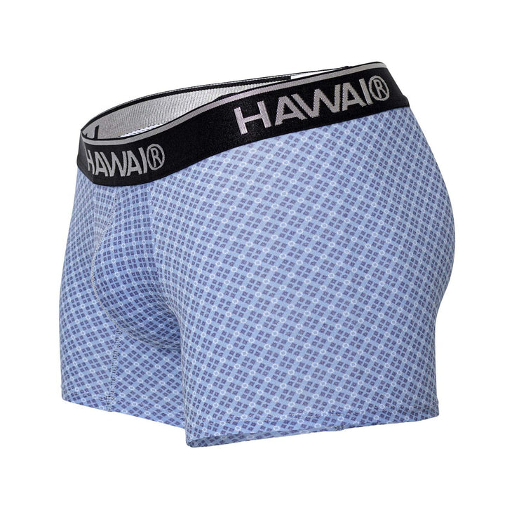 HAWAIR Printed Trunks in Blue – men's trunks