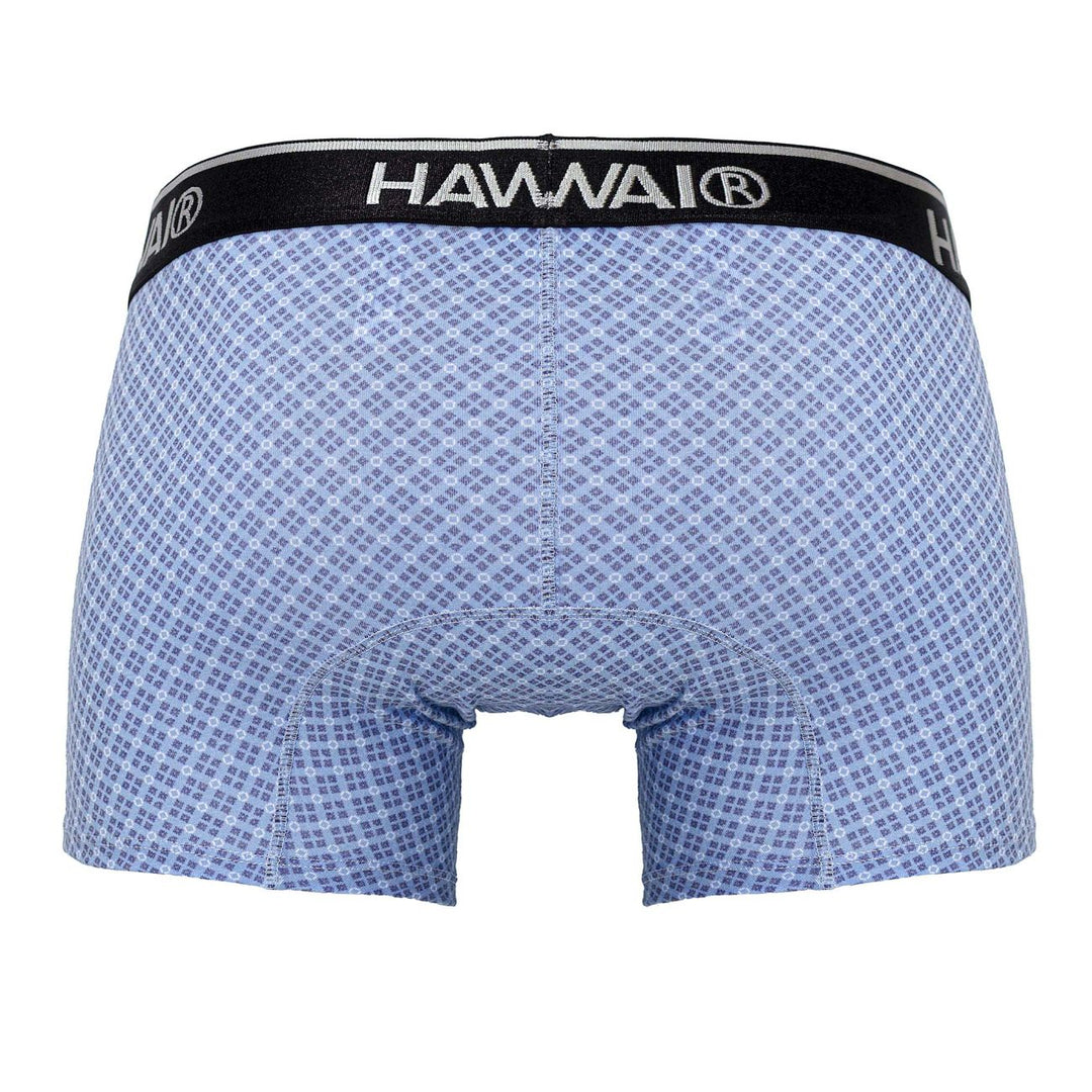 HAWAIR Printed Trunks in Blue – men's trunks