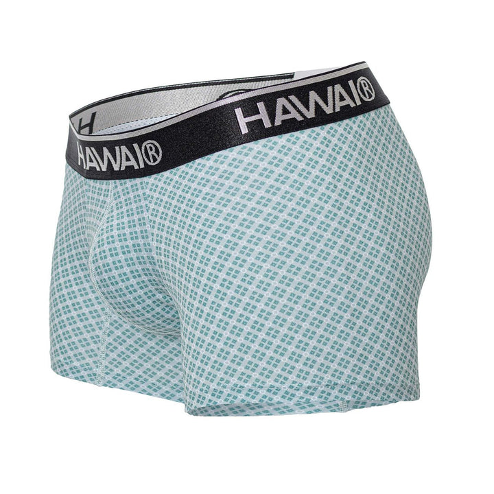 HAWAIR Printed Trunks in Green – men's trunks
