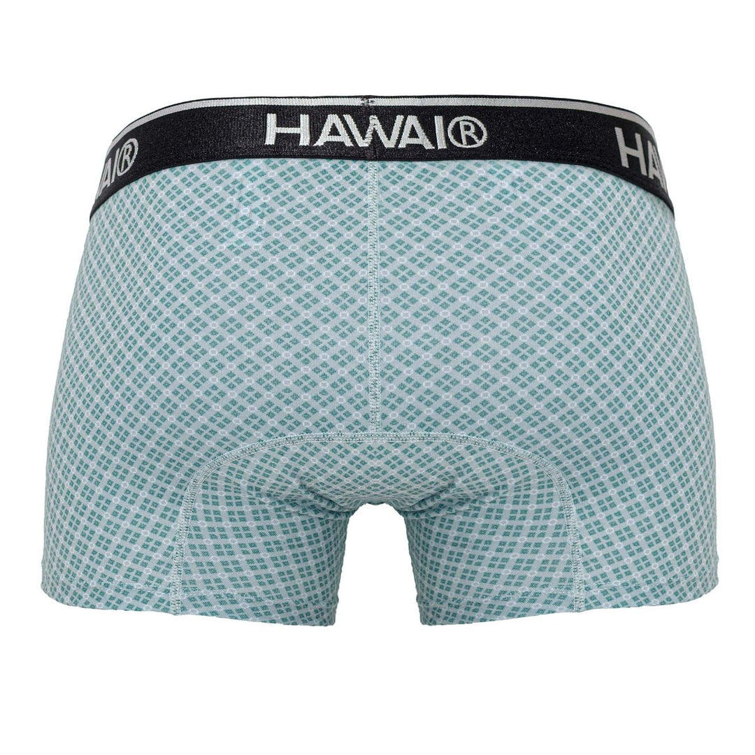 HAWAIR Printed Trunks in Green – men's trunks