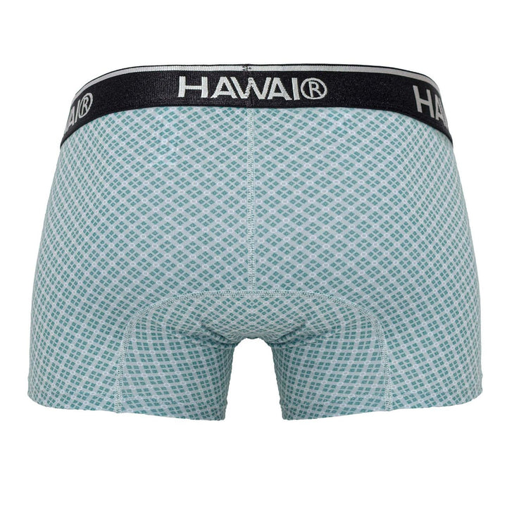 HAWAIR Printed Trunks in Green – men's trunks