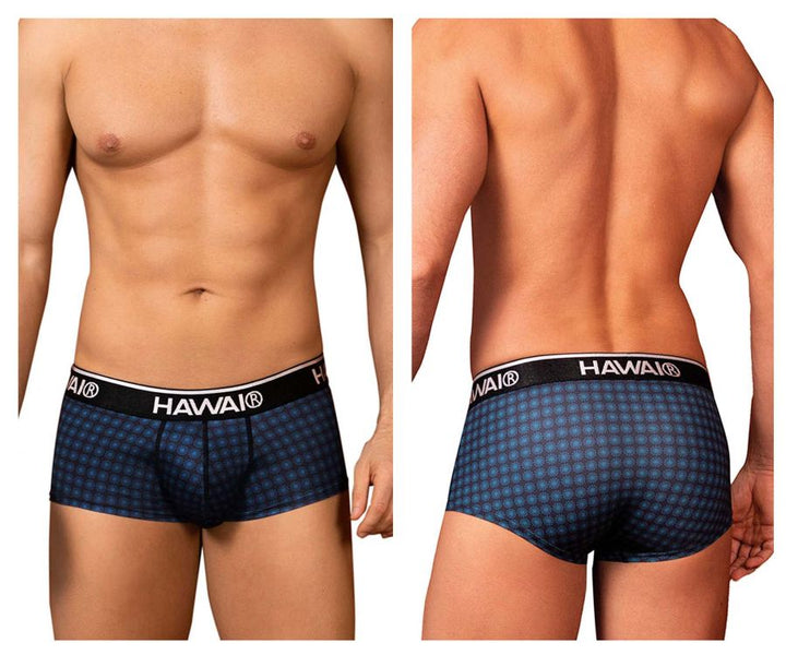 HAWAIR Printed Briefs in Blue – men's briefs