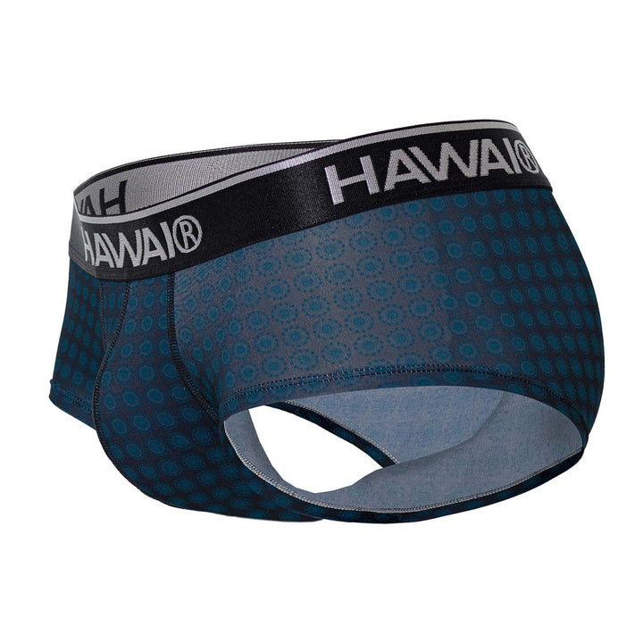 HAWAIR Printed Briefs in Blue – men's briefs