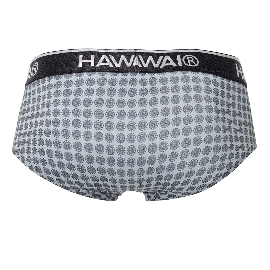 HAWAIR Printed Briefs in Gray – men's briefs