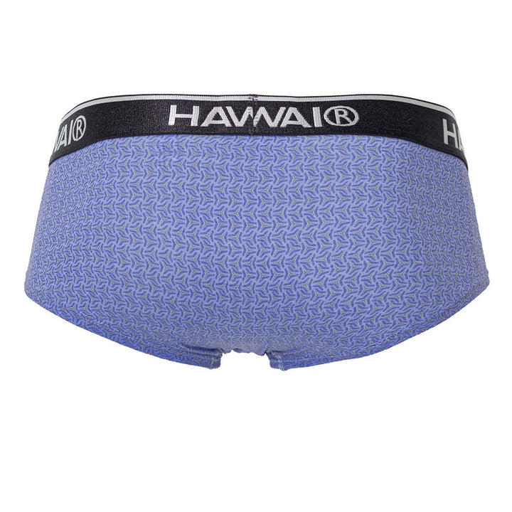 HAWAIR Printed Briefs in Blue – men's briefs