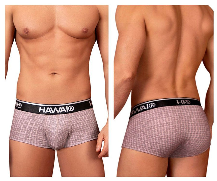 HAWAIR Printed Briefs in Cocoa – men's briefs