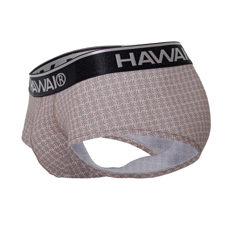 HAWAIR Printed Briefs in Cocoa – men's briefs