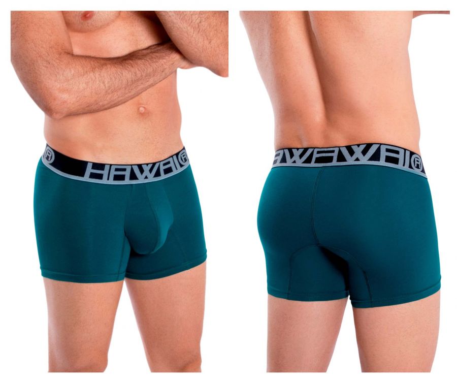 HAWAIR Solid Athletic Men's Trunk Underwear in Green – men's trunks