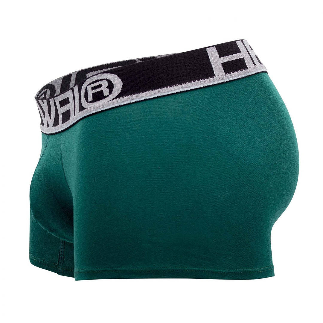 HAWAIR Solid Athletic Men's Trunk Underwear in Green – men's trunks