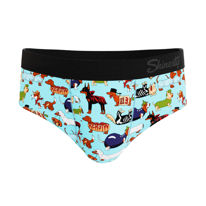Shinesty The Halloweenies Halloween dogs Ball Hammock pouch underwear briefs – men's Halloween dogs brief