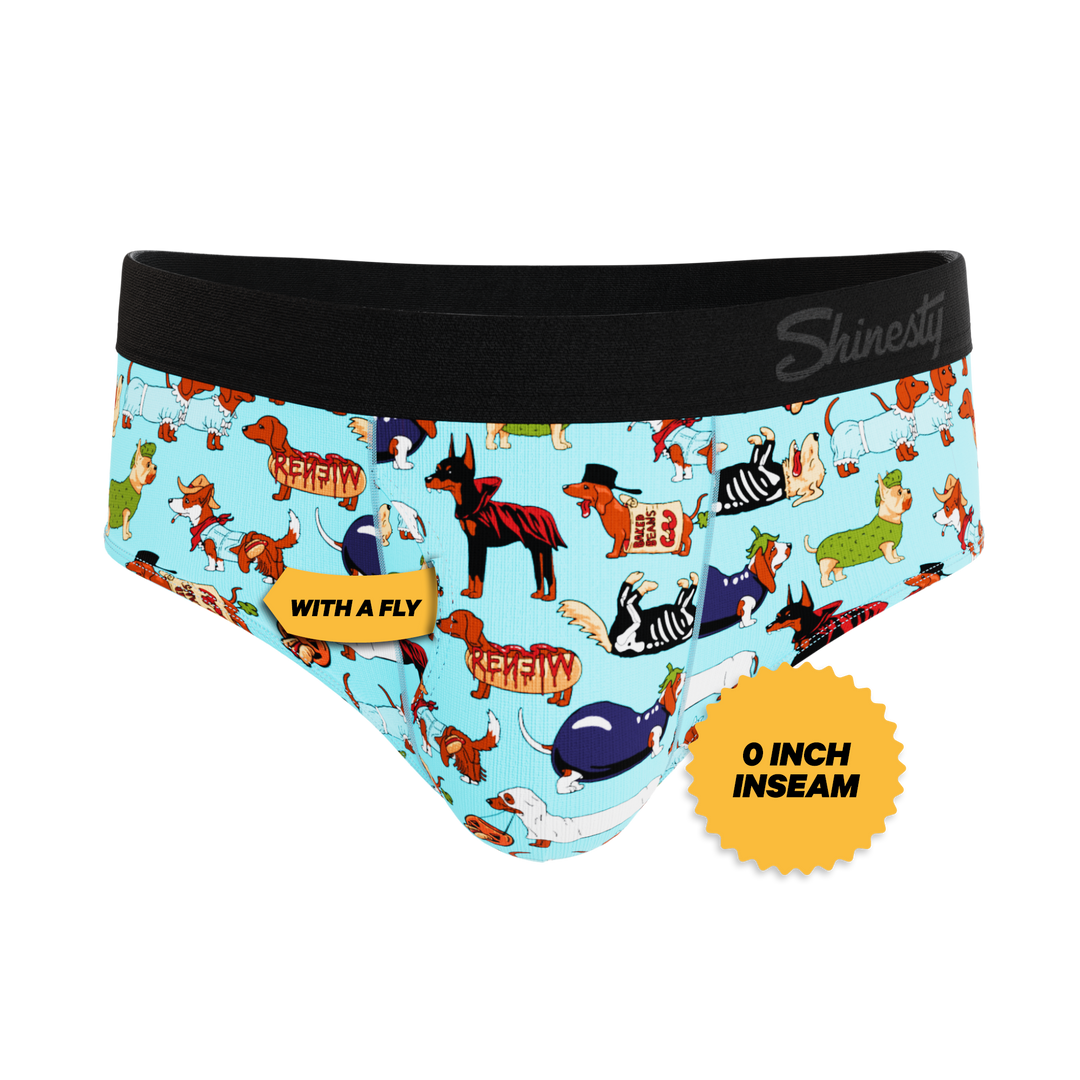 Shinesty The Halloweenies Halloween dogs Ball Hammock pouch underwear briefs – men's Halloween dogs brief
