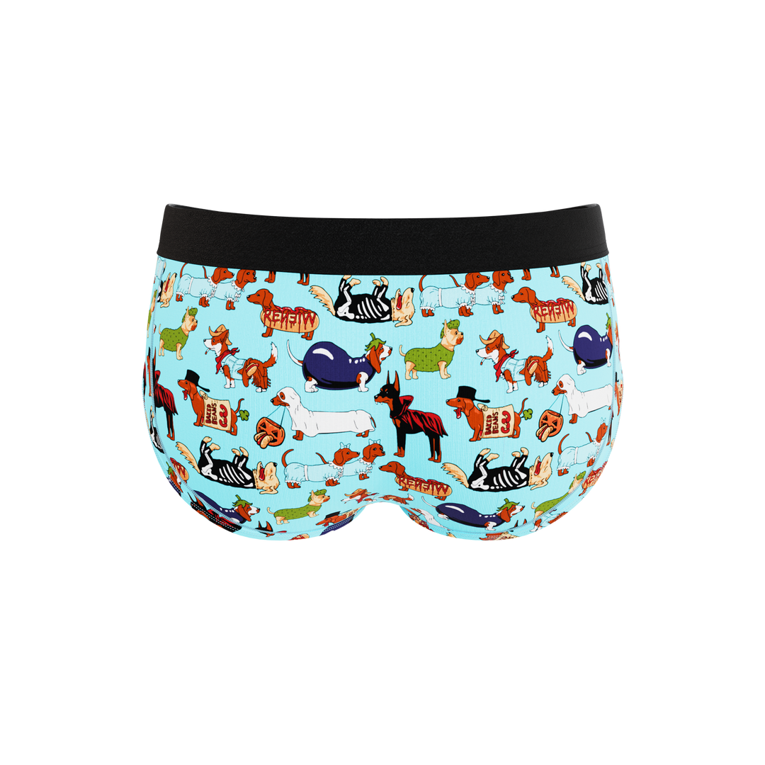 Shinesty The Halloweenies Halloween dogs Ball Hammock pouch underwear briefs – men's Halloween dogs brief