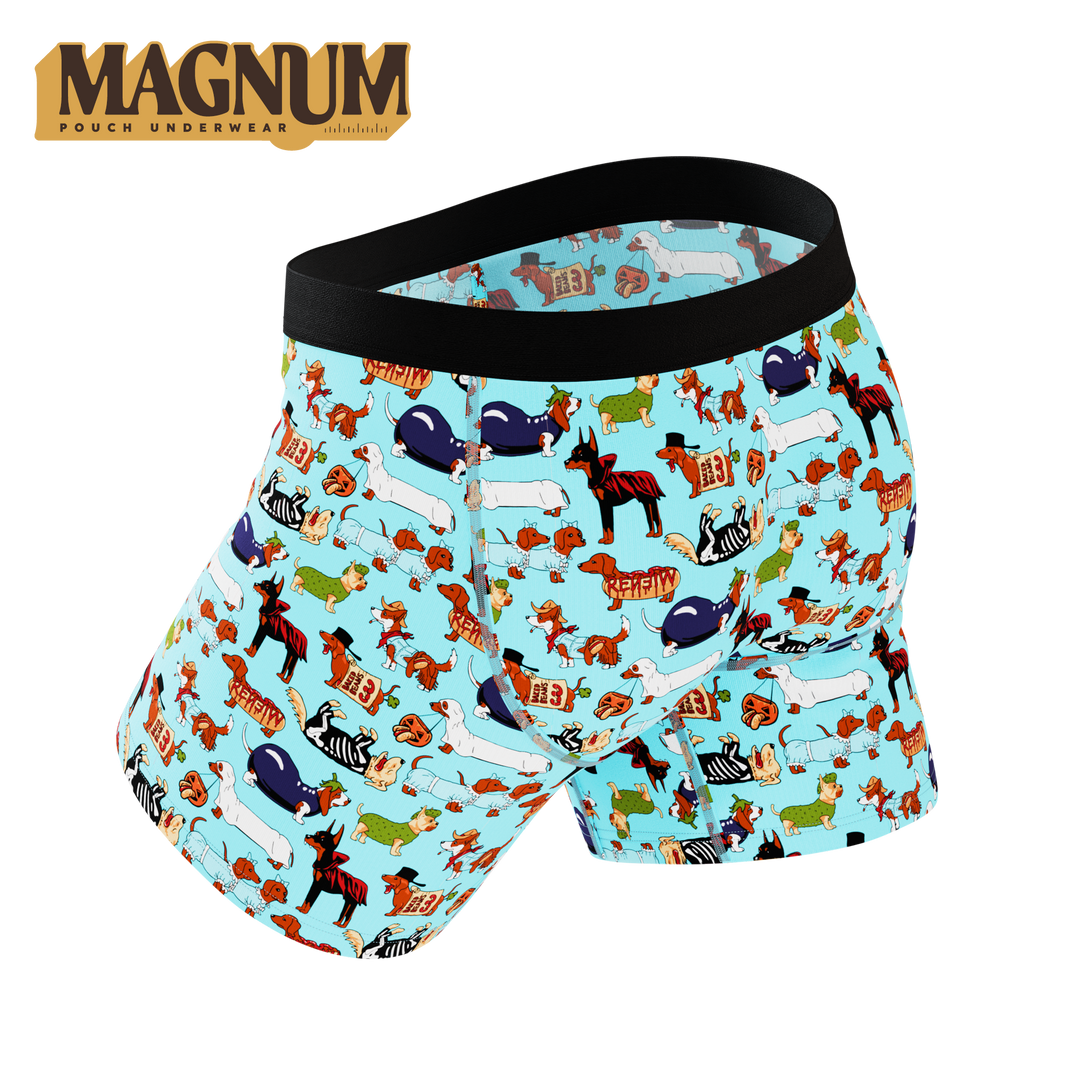 Shinesty The Halloweenies Halloween dogs Ball Hammock Magnum Big Pouch – men's Halloween dogs big pouch boxer