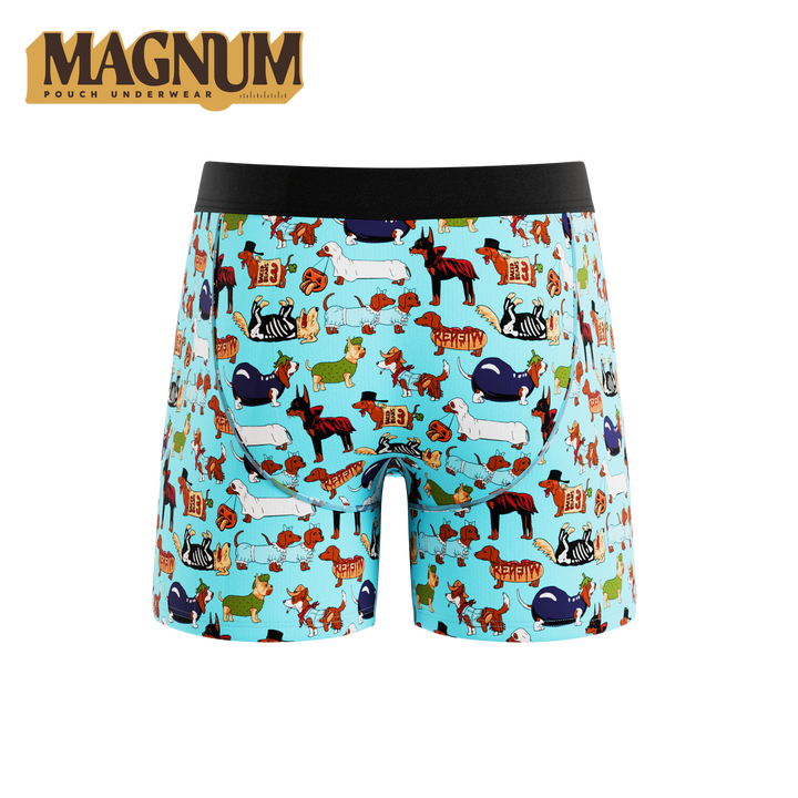 Shinesty The Halloweenies Halloween dogs Ball Hammock Magnum Big Pouch – men's Halloween dogs big pouch boxer