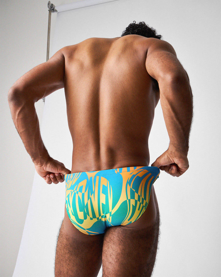 Harbour City Bikini Swim Brief - Tropical