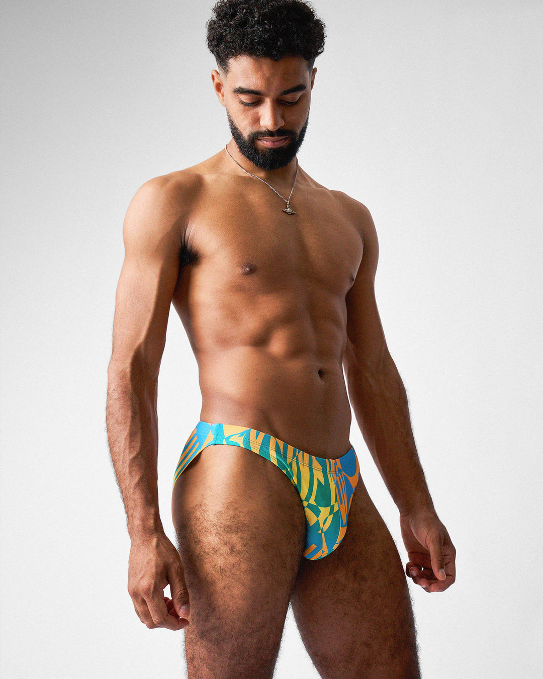 Harbour City Bikini Swim Brief - Tropical
