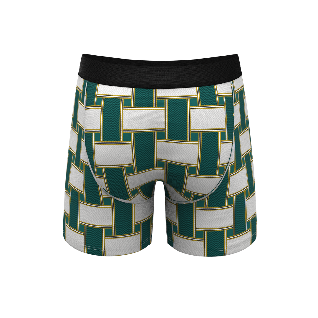 Shinesty "The Lawn Chair" Vintage Webbed Ball Hammock® Pouch Boxer Briefs with Fly