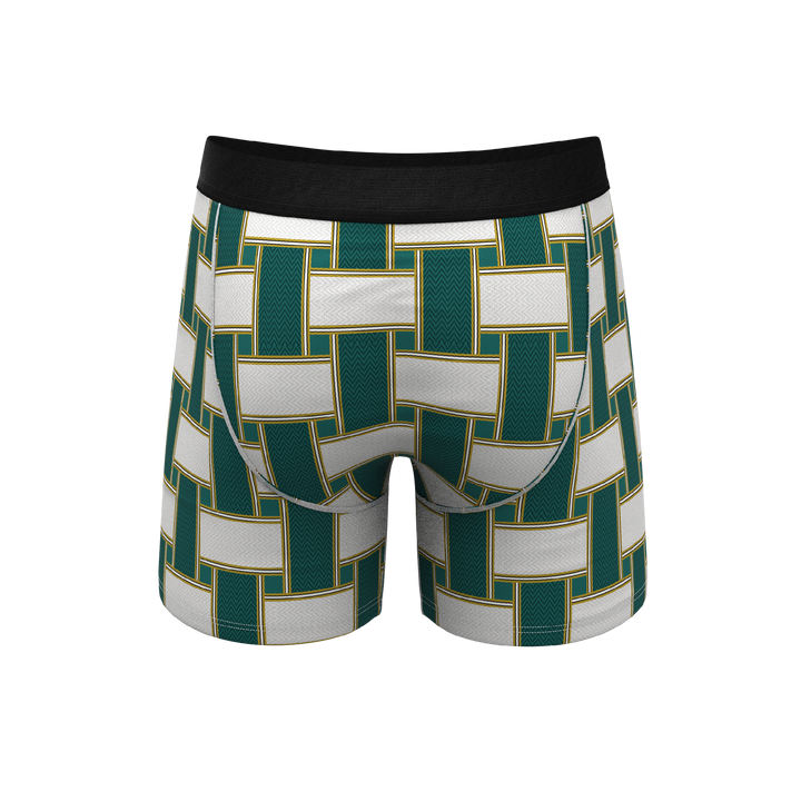 Shinesty "The Lawn Chair" Vintage Webbed Ball Hammock® Pouch Boxer Briefs with Fly