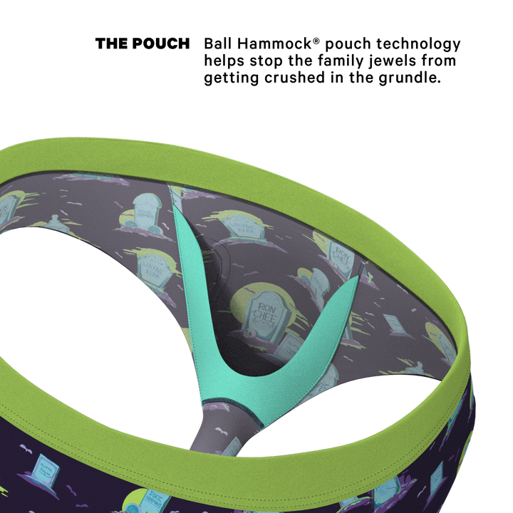 The Headstone Tombstone Ball Hammock® Pouch Underwear Briefs | Funny Pouch Briefs