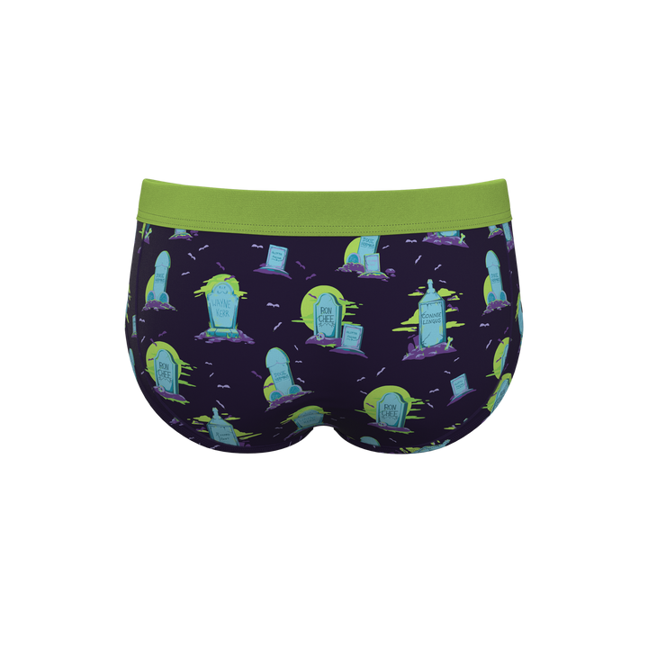 The Headstone Tombstone Ball Hammock® Pouch Underwear Briefs | Funny Pouch Briefs