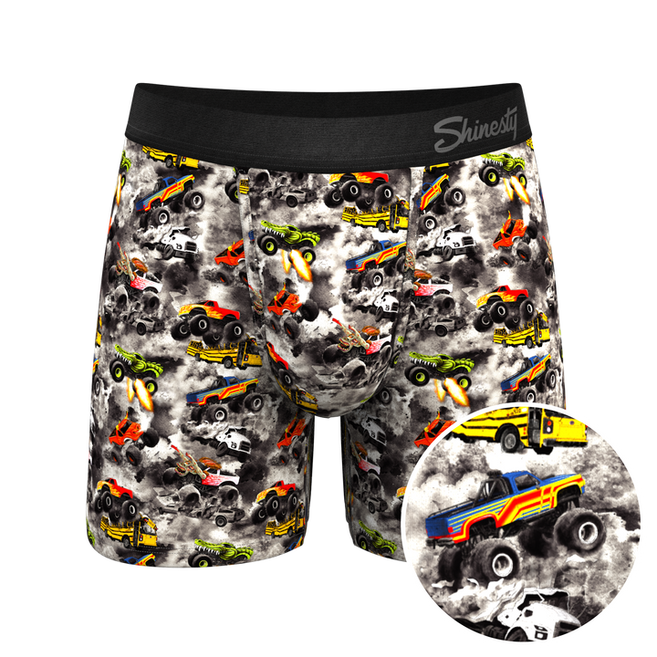 The Here Be Monsters Monster Truck Ball Hammock® Pouch Underwear