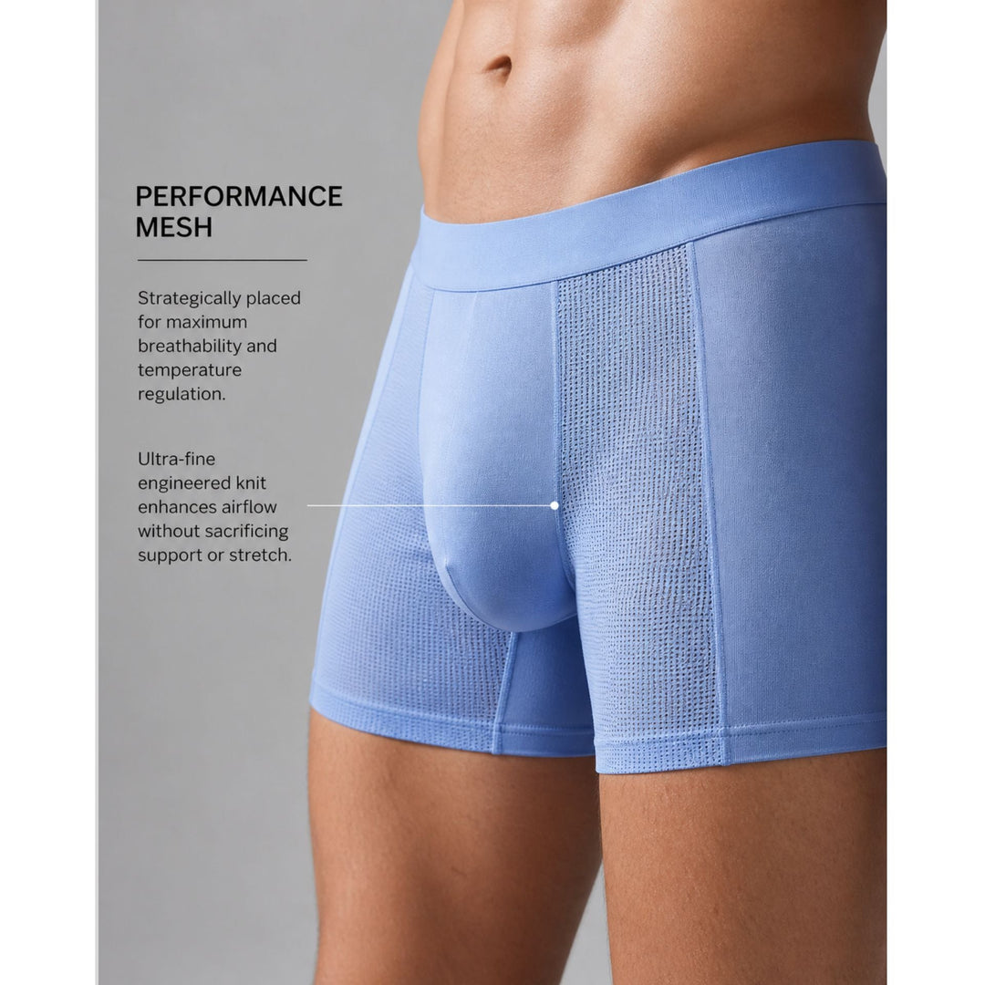 SilkCut Mesh Modal Performance Boxer Briefs 2-Pack – men's breathable mesh modal boxer briefs