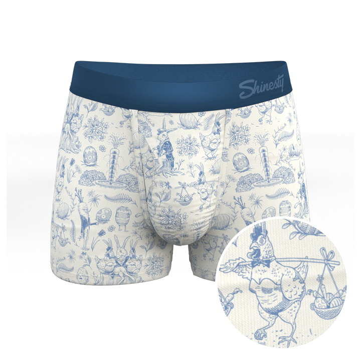Shinesty "Hot Cottontail" Easter Toile Ball Hammock® Pouch Trunks Underwear