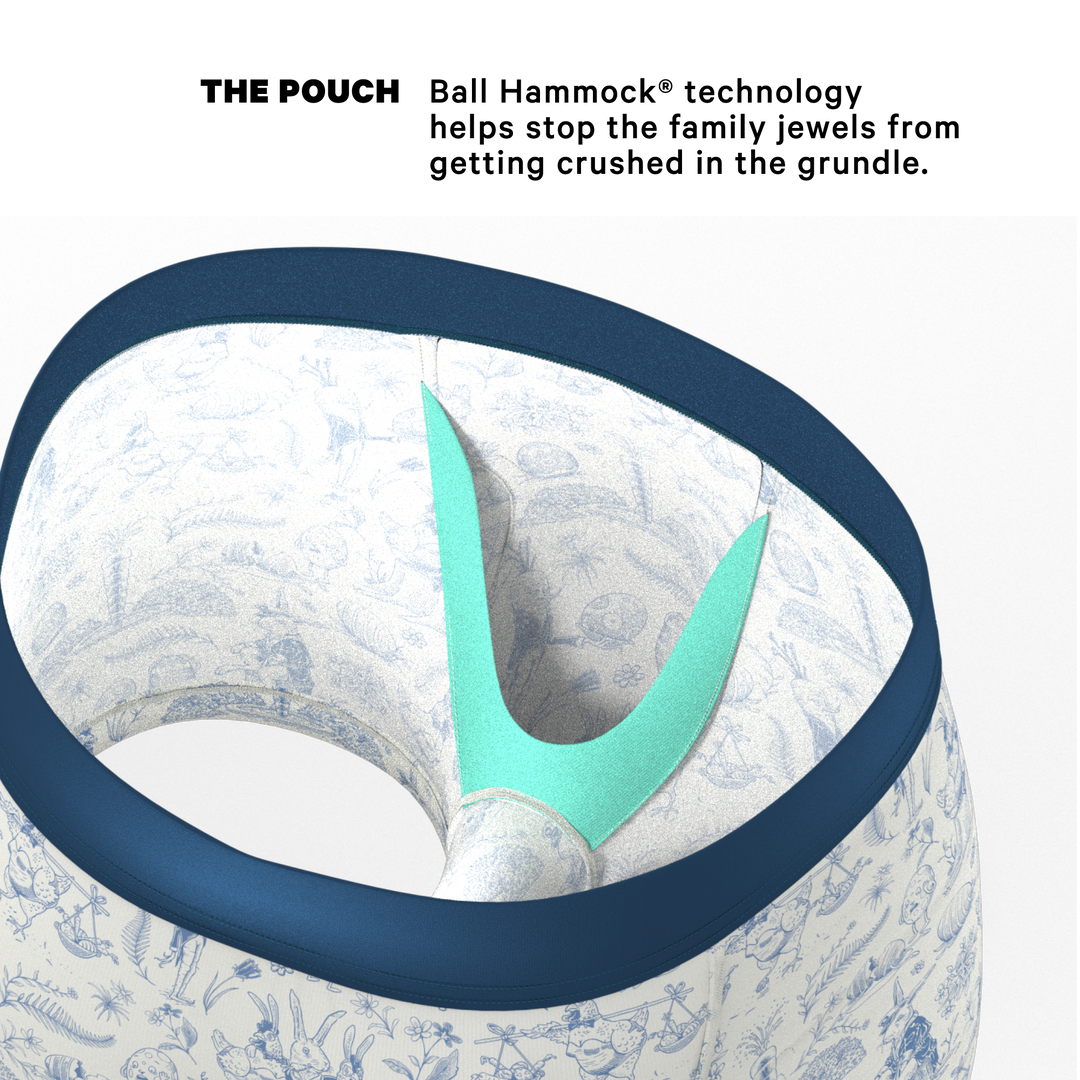 Shinesty "Hot Cottontail" Easter Toile Ball Hammock® Pouch Trunks Underwear