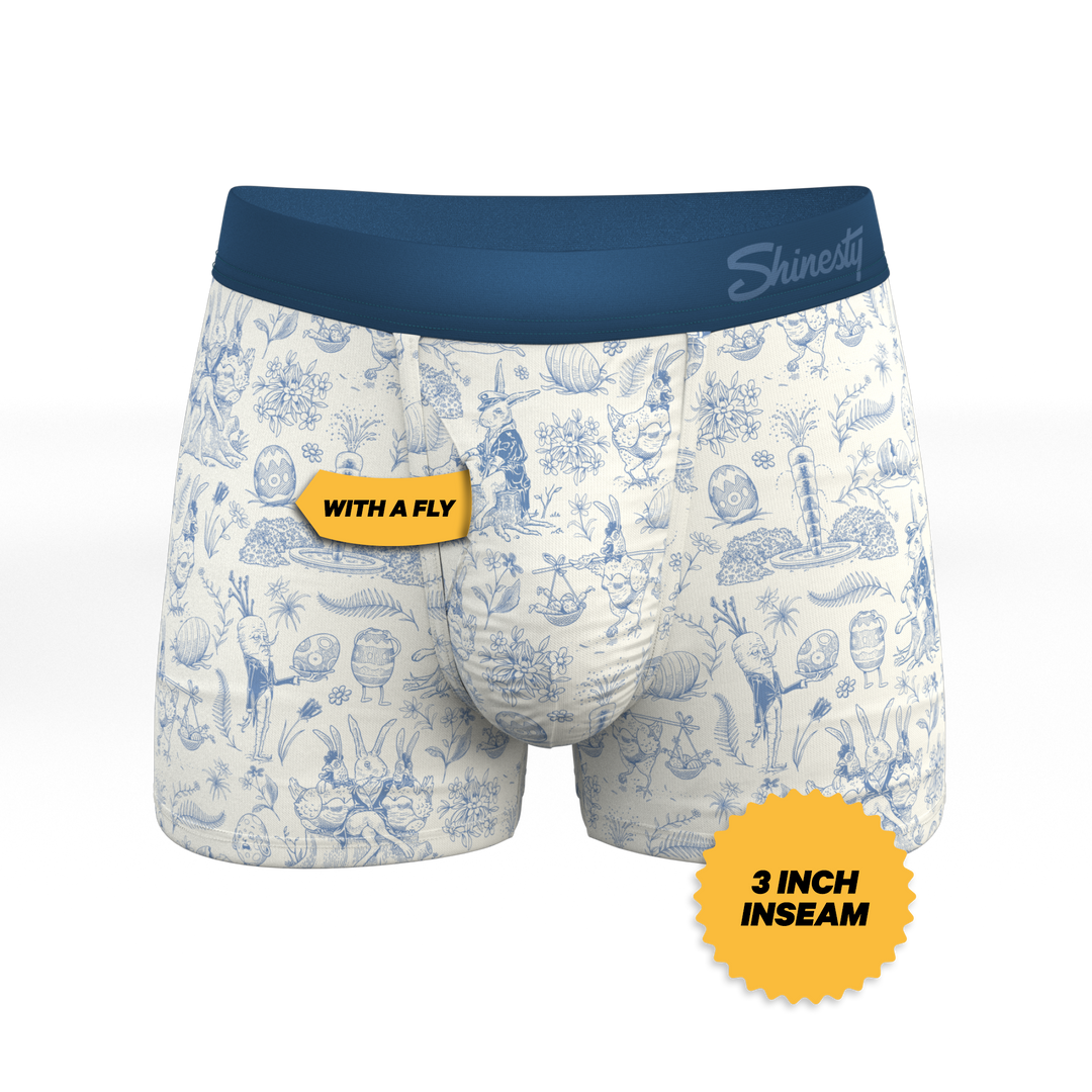 Shinesty "Hot Cottontail" Easter Toile Ball Hammock® Pouch Trunks Underwear