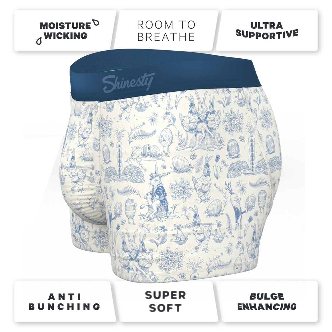 Shinesty "Hot Cottontail" Easter Toile Ball Hammock® Pouch Trunks Underwear