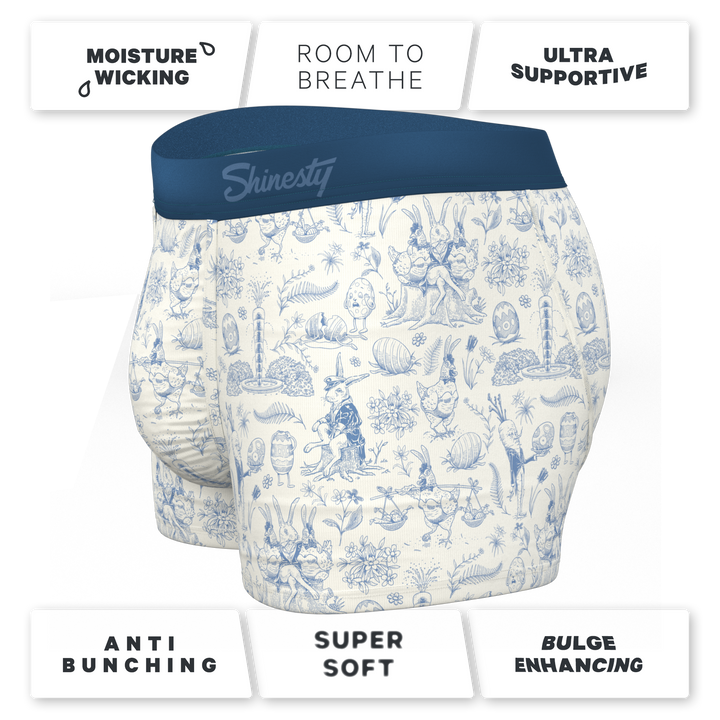 Shinesty "Hot Cottontail" Easter Toile Ball Hammock® Pouch Trunks Underwear